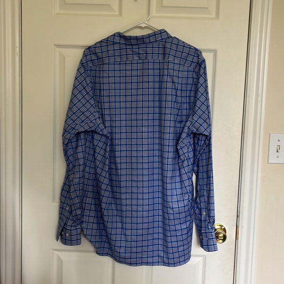 Polo Ralph Lauren Men’s Buttton Down Long Sleeve Shirt Blue Plaid - Picture 5 of 6